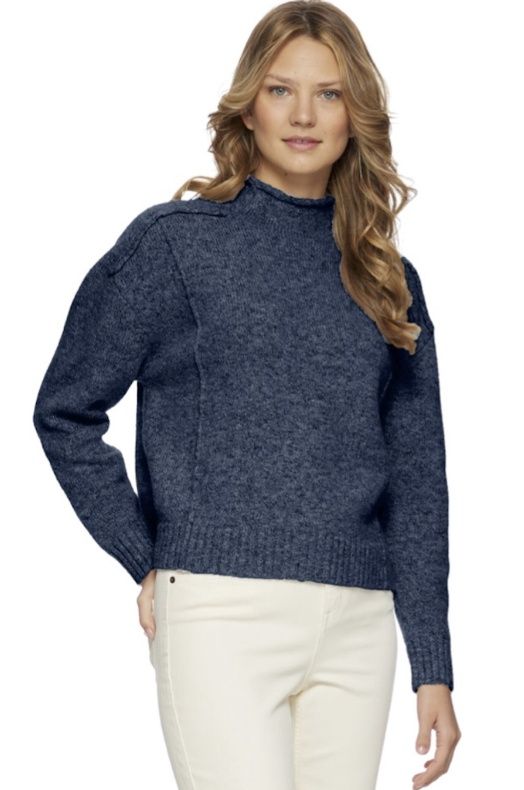 BETHANIA FUNNEL NECK LS SWEATER