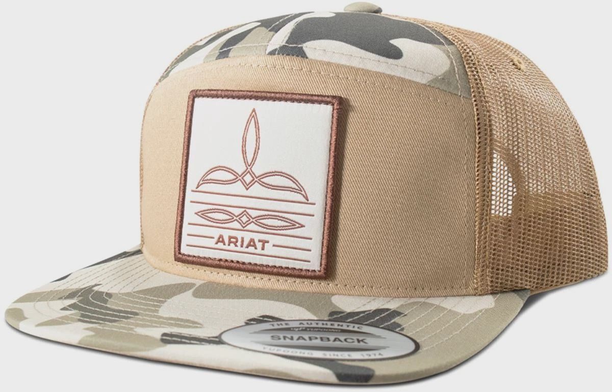 Boot Stitch Patch Camo Hat