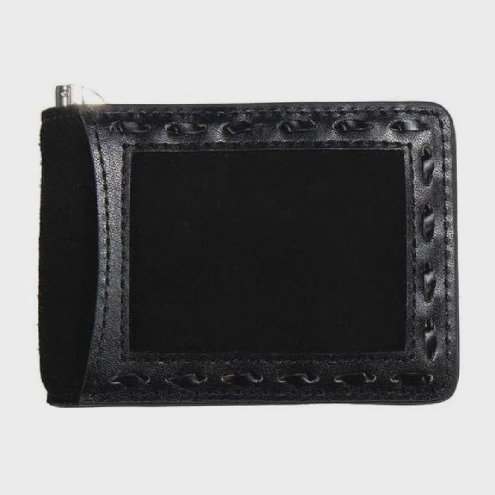 3D Roughout Buck Lace Bifold Money Clip