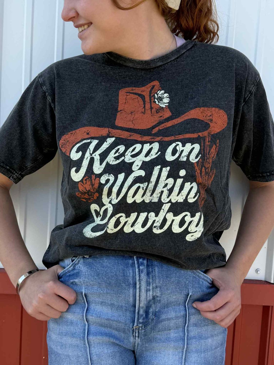 Keep On Walkin&#39; Cowboy Tee