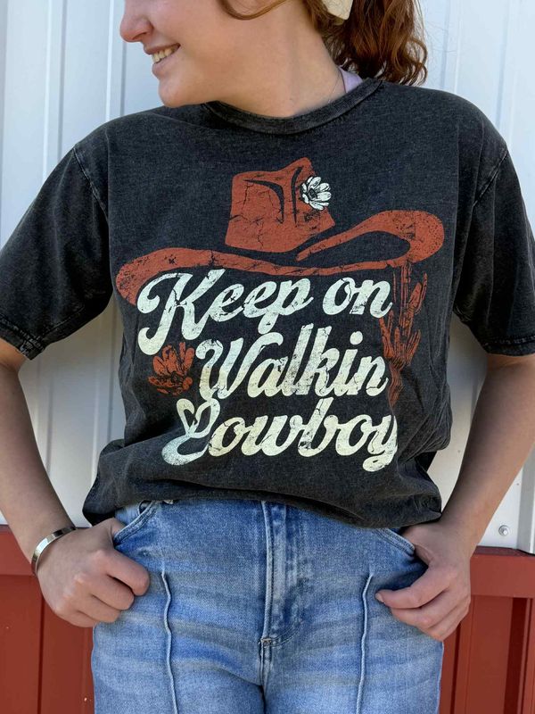Keep On Walkin&#39; Cowboy Tee