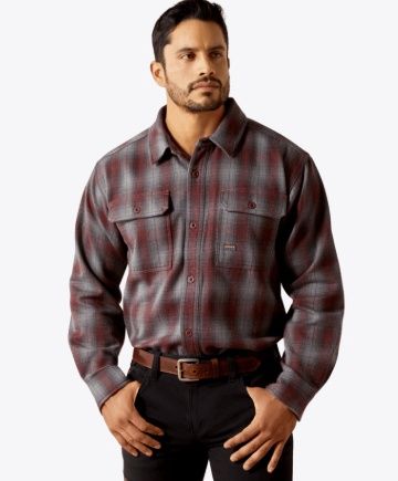 Rebar Heavy Flannel Work Shirt