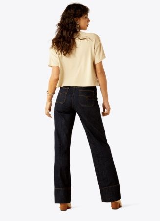 Ultra High Rise Tomboy Western Utility Wide Leg Jeans