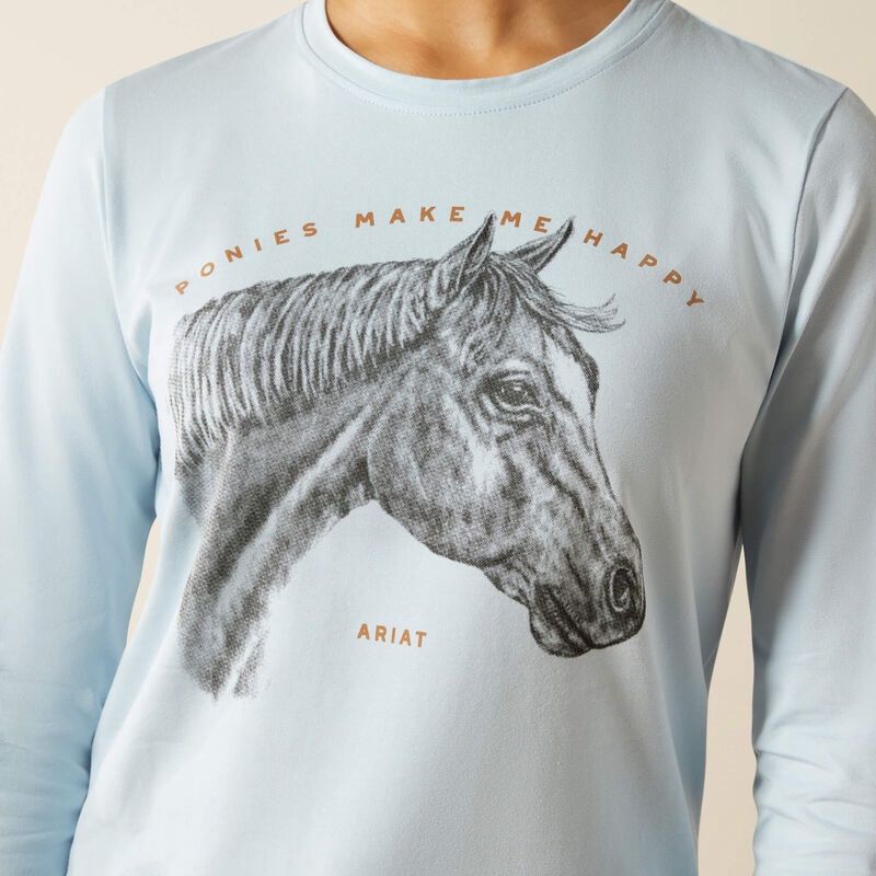 Youth "Ponies Make Me Happy" LS Tee
