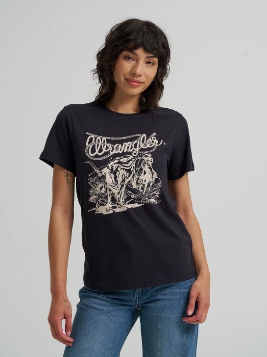 Women&#39;s Wrangler Nostalgia Logo Regular Fit Tee