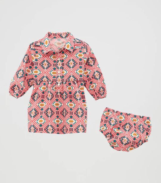 The Victoria Dress - Printed Western Snap Dress