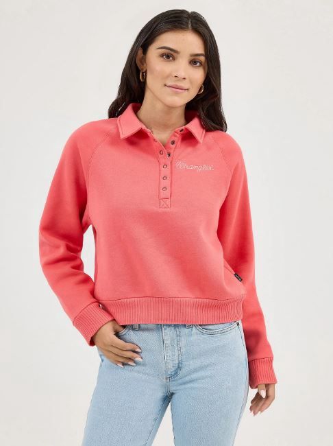 The South - Wrangler Retro® Half-Snap Collared Pullover