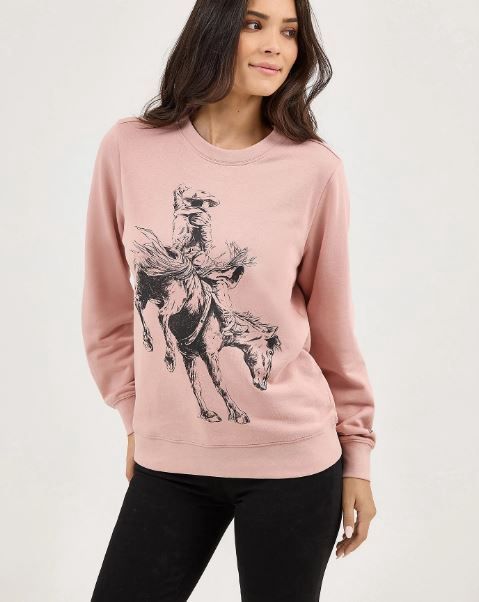 The Horizon-Wrangler Graphic Crew Sweatshirt
