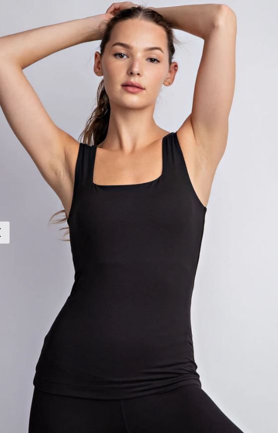 Buttery Soft Square Neck Tank Top
