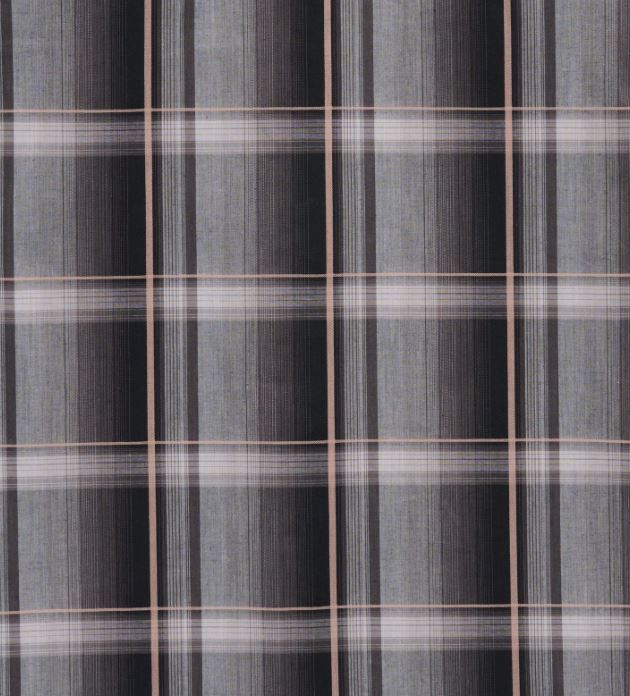 Men's Ely LS Textured Plaid Western Snap- Black