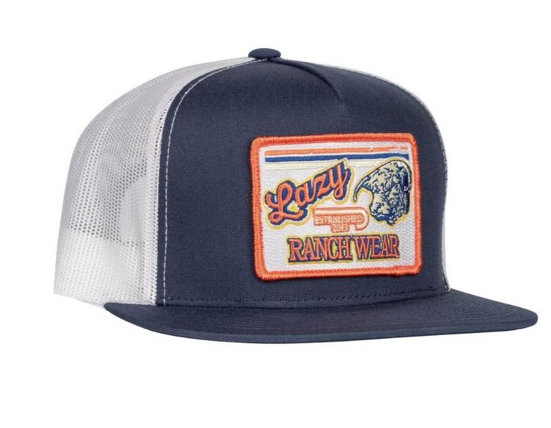 Lazy J Ranch Retro Hereford Classic Five Panel Trucker Hat