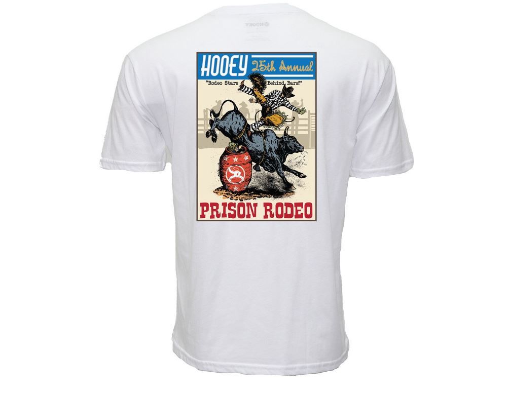 Prison Rodeo Men&#39;s White Crew Neck