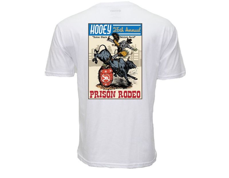 Prison Rodeo Men&#39;s White Crew Neck