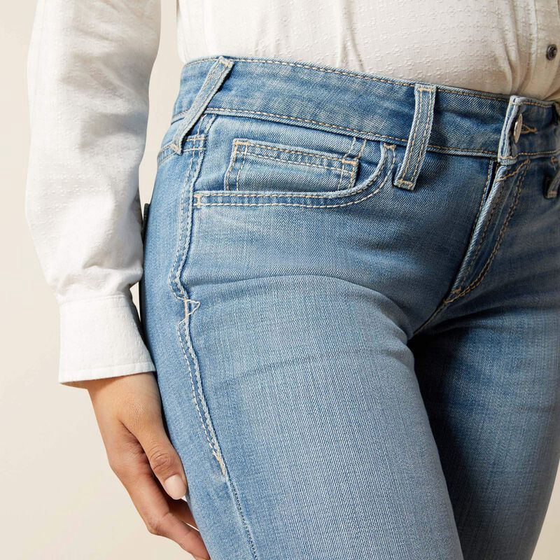 Mid Rise Giovana Leg Slim Trouser Jeans