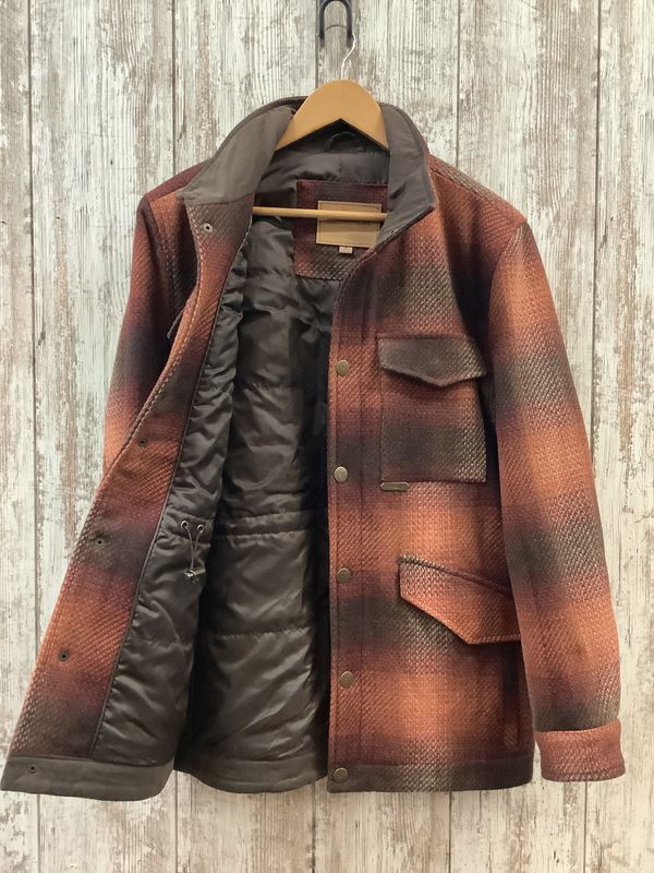 Powder River Plaid Wool Coat