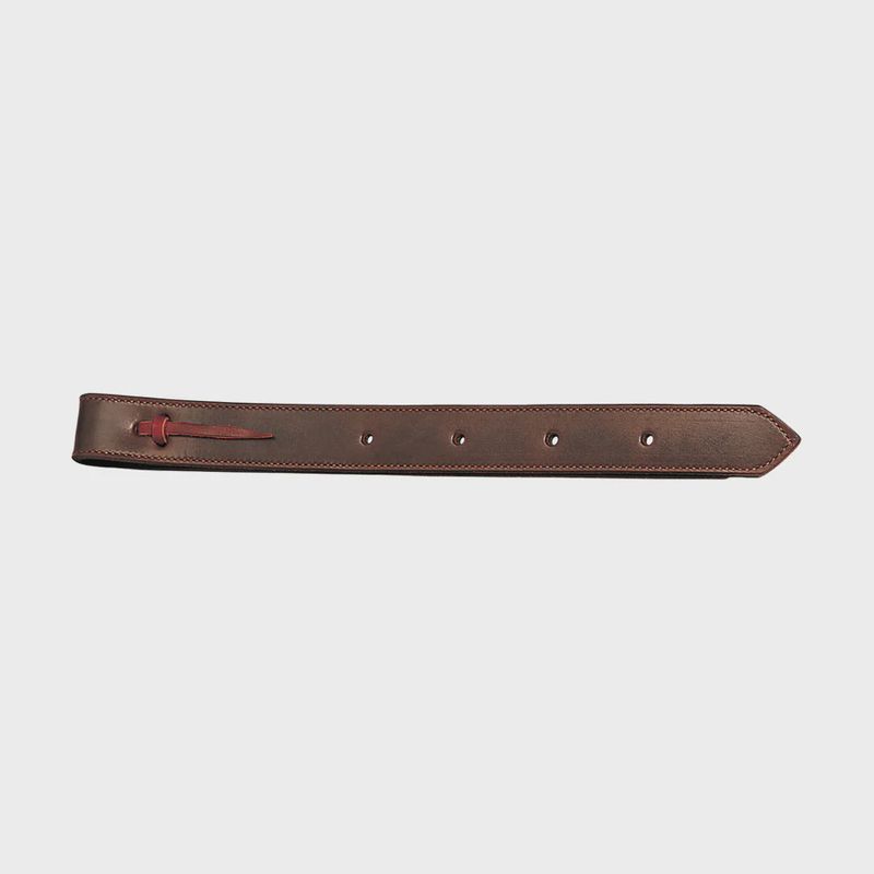 Double Stitched Skirting Leather Off Billet Chestnut