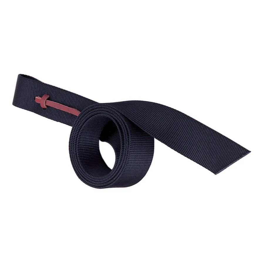 Weaver Nylon Tie Strap with Holes, 70", Color: Black