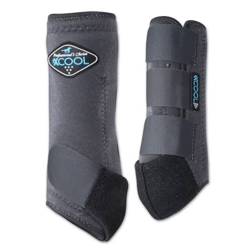 2XCool Sports Medicine Boot - Front Pairs - Multiple Colors, Color: Charcoal, Size: Large