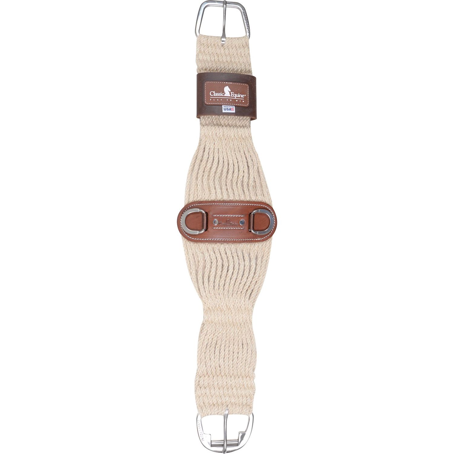 CRC100N Classic Equine 27 Strand 100 Mohair Performance Roper Cinch