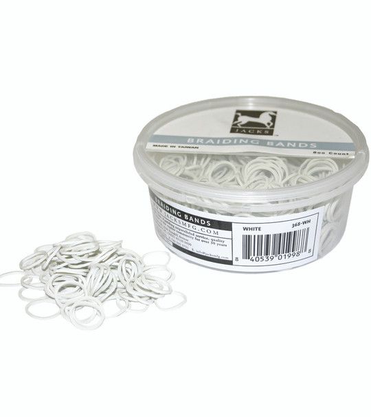 Braiding Bands, Color: White