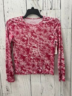 Pink Cowhide LS Tee
