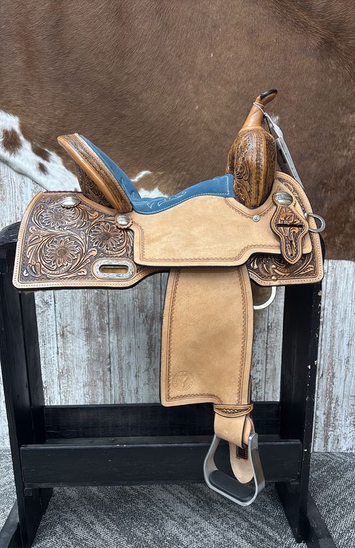 14" Circle Y Maisle Freedom Barrel Saddle - Regular Fit