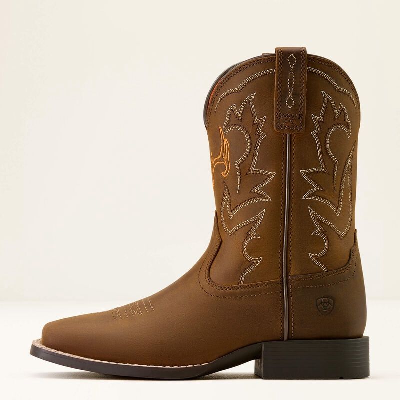 Deer Ridge Youth Wide Square Toe Western Boot