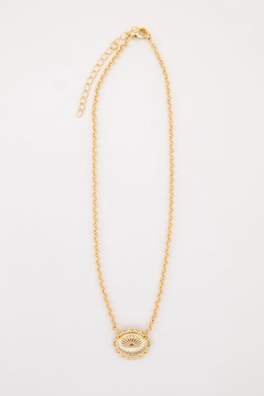 The Concho Necklace, Color: WC-N24-G