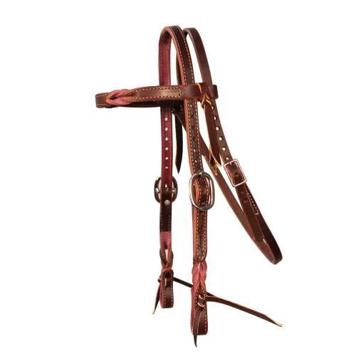 Pony Twist Browband Headstall, Color: Orchid