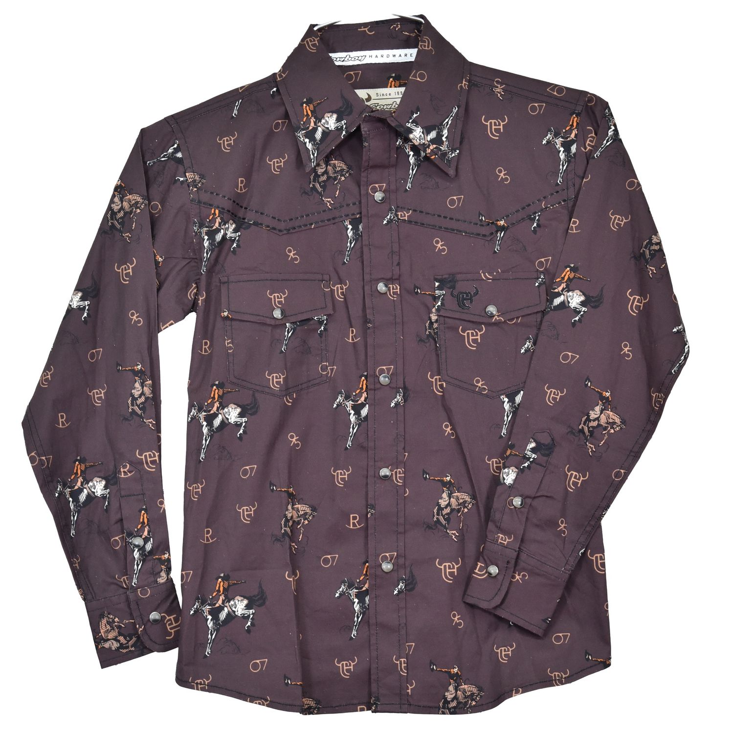 Youth Vintage Bronc Snap Shirt