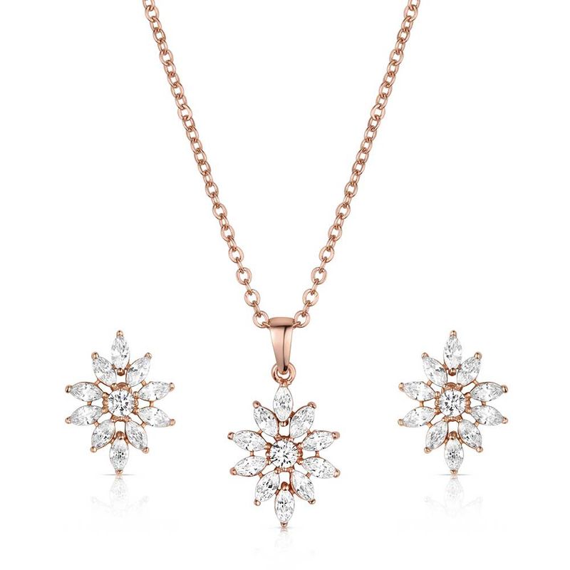 Crimson Sun Jewelry Set