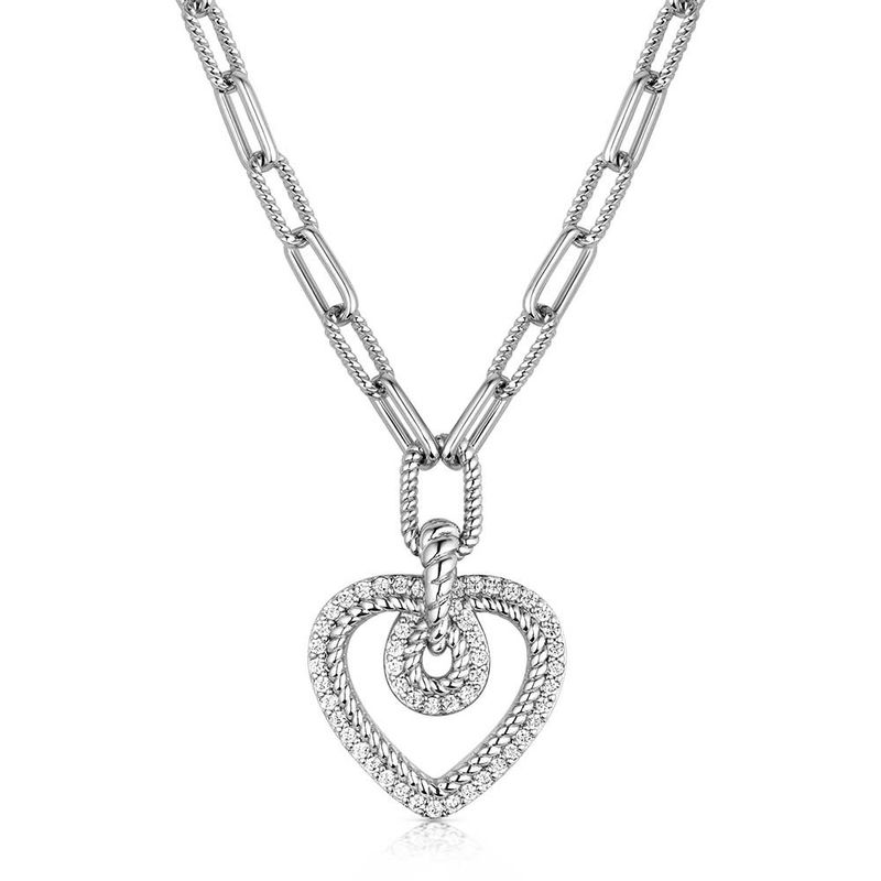 Heart of Radiance Crystal Necklace