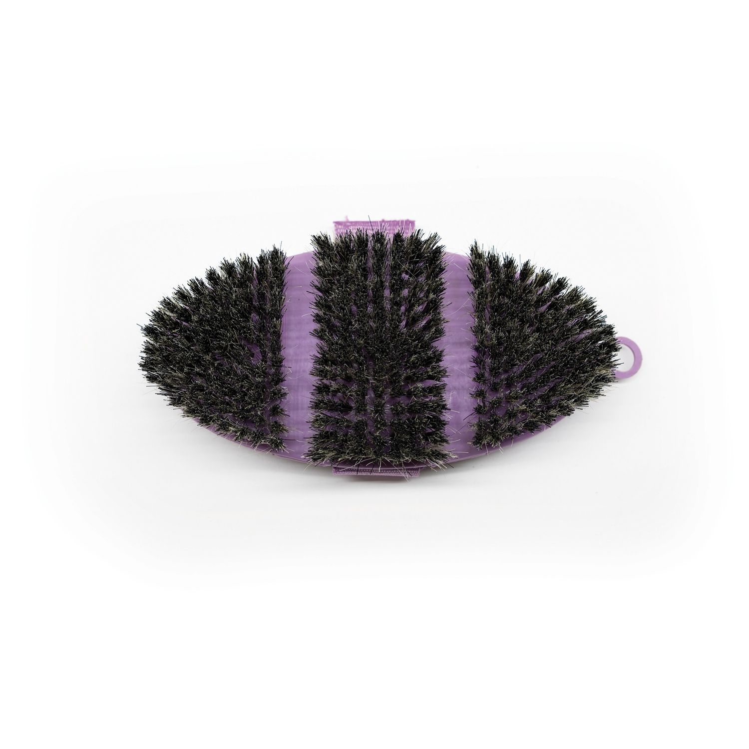 Soft Touch Flex Pig Bristle Brush, Color: Orchid