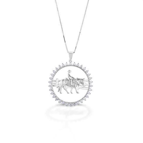 Kelly Herd Stone Circle Ranch Horse Pendant