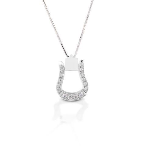 Kelly Herd Oxbow Necklace - Sterling Silver