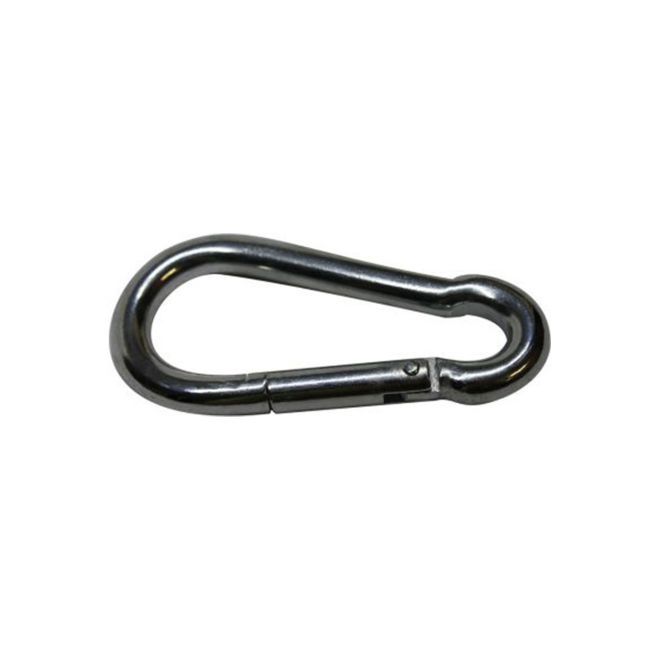 4" Chrome Plated Carabiner Spring Snap