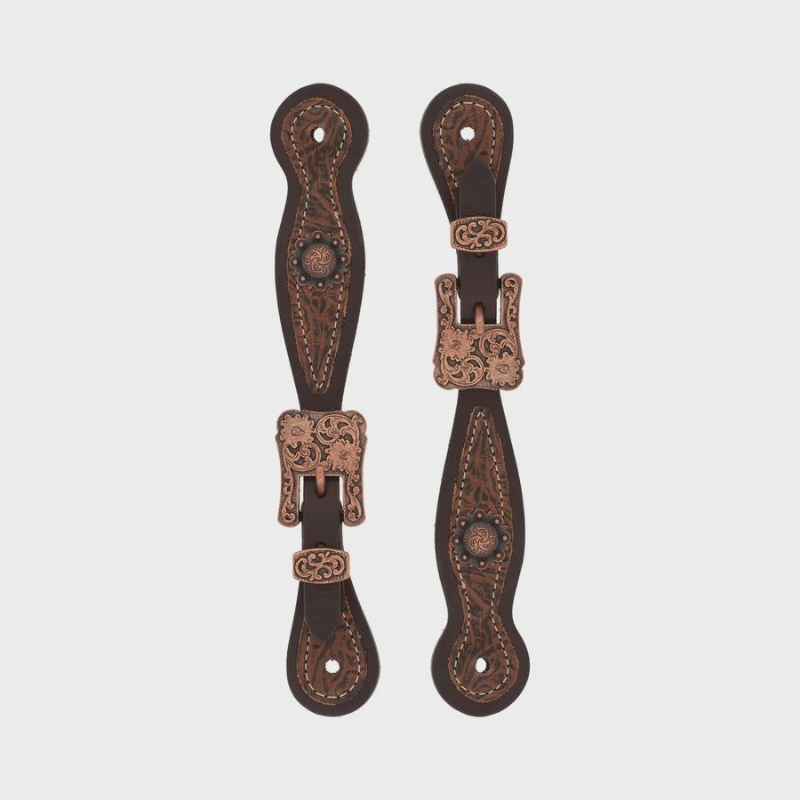 Western Floral Ladies' Spur Straps