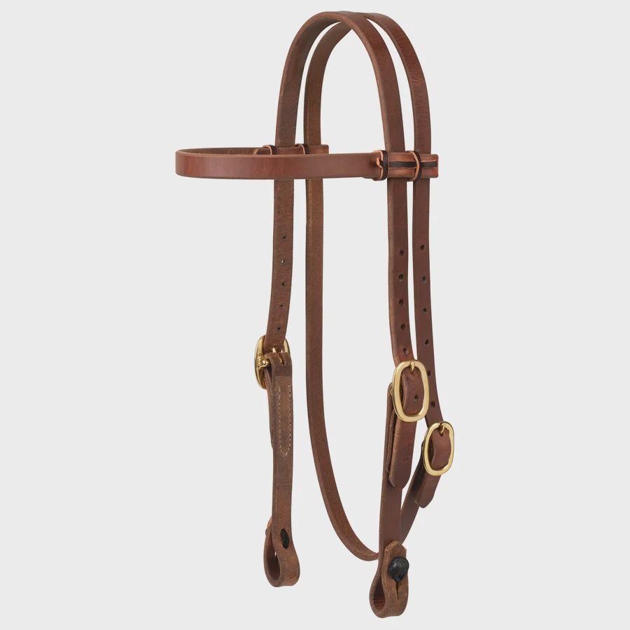 Kalley Krickeberg Browband Headstall – Hermann Oak Leather