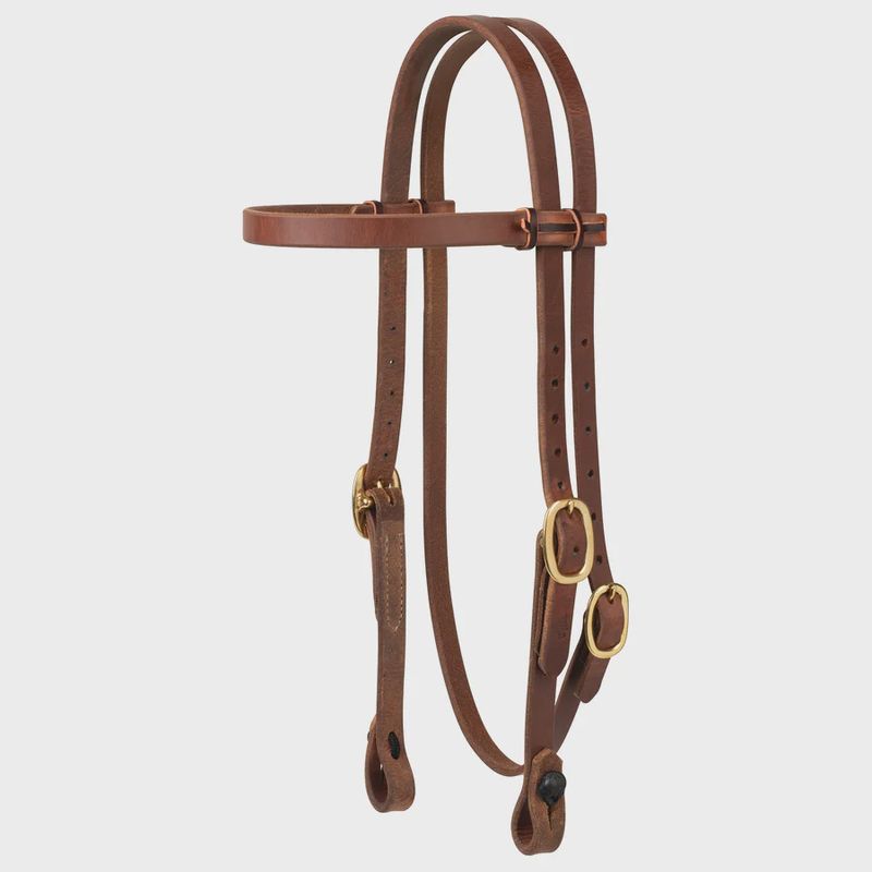 Kalley Krickeberg Browband Headstall – Hermann Oak Leather