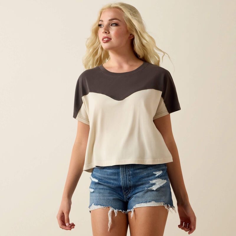 Lucky Yoke Crop T-Shirt