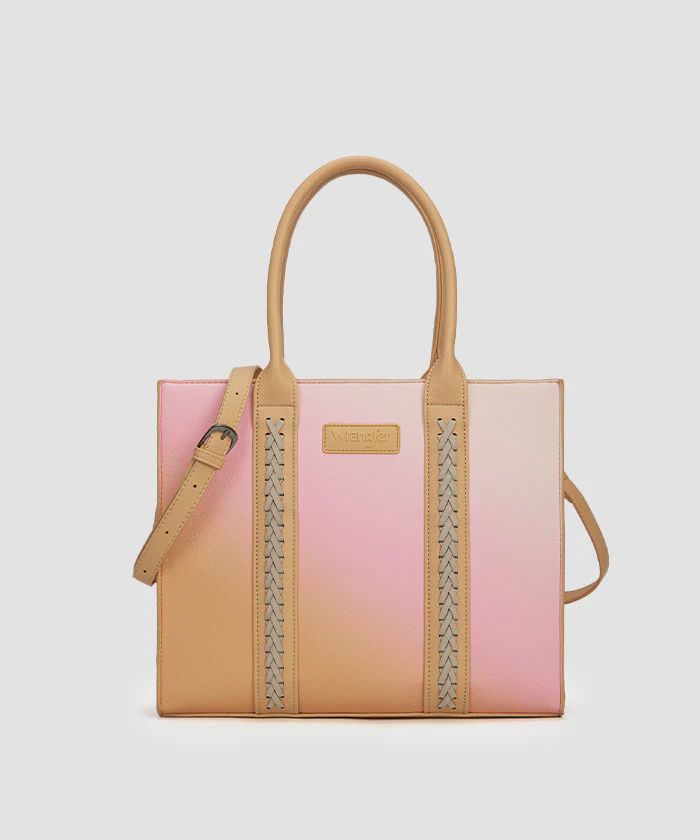 Wrangler Gradient Tote Bag, Color: tan