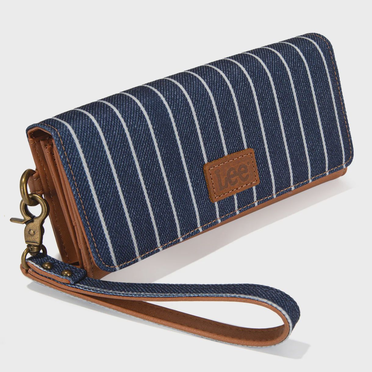 Lee Striped Collection Trifold Wallet/Wristlet