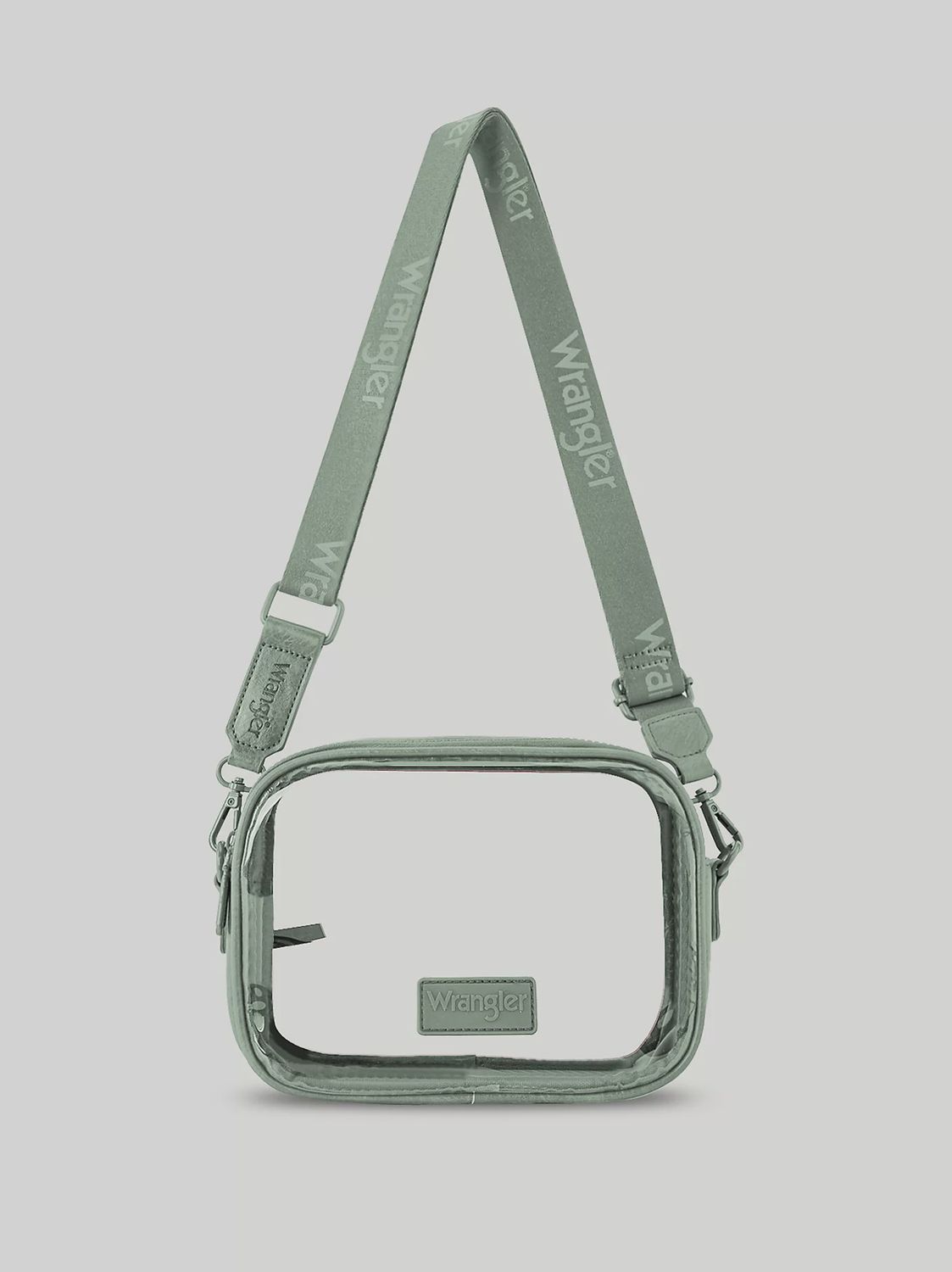 Wrangler Clear Crossbody Stadium Bag, Color: Green