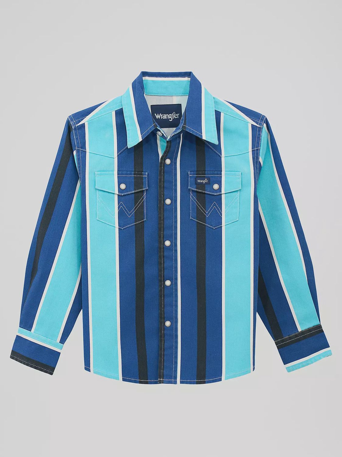 Wrangler Boy's Brushpopper Western Snap Shirt