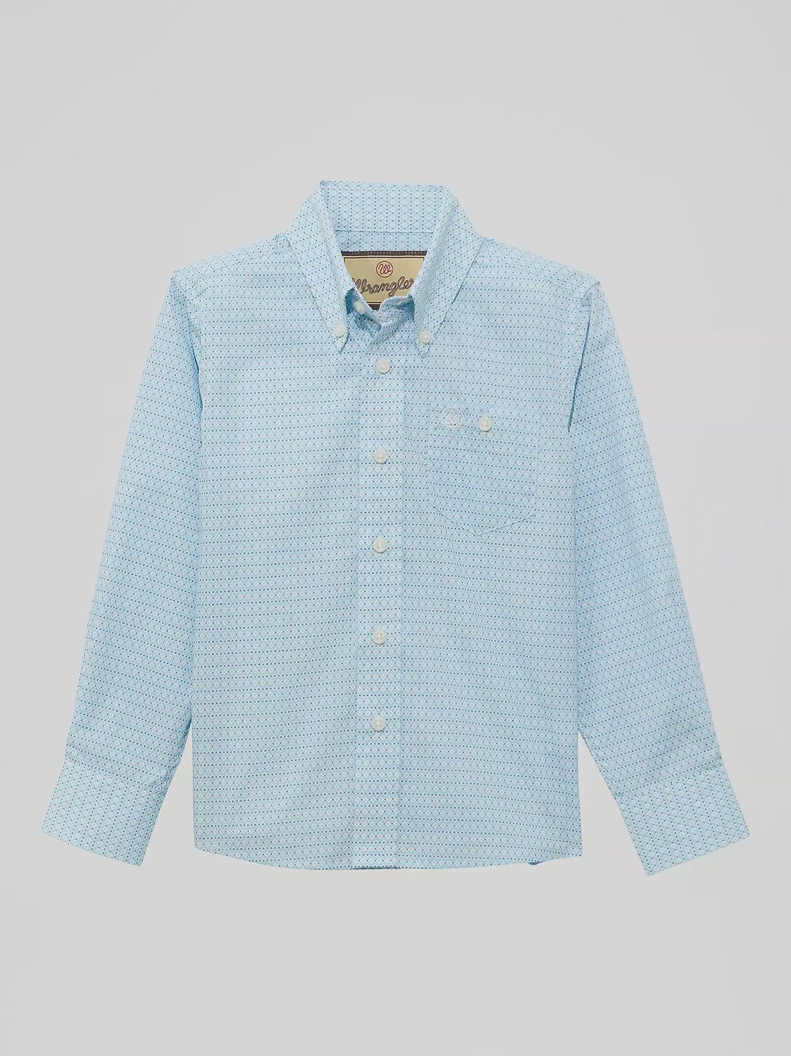 Boy's Classic Button-Down Print Shirt