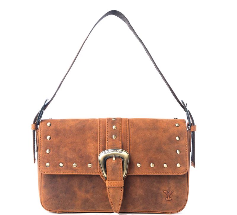 Yellowstone Amber Paradise Handbag with Rivets