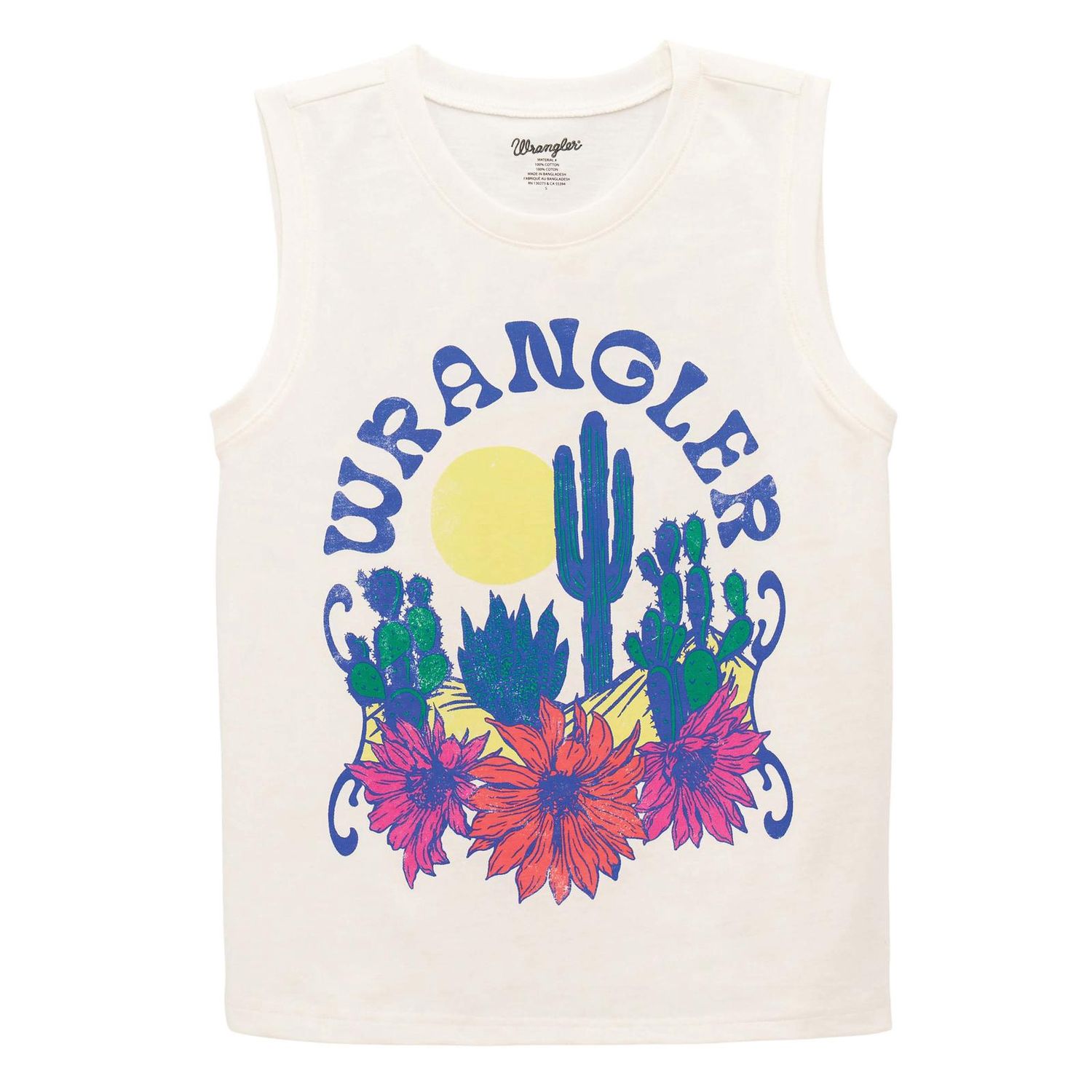 Wrangler Floral Girls Tank