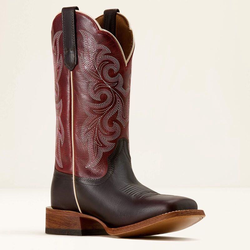 County Lane Wide Square Toe Western Boot