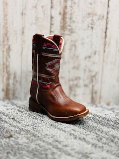 Roper Little Girls' Arizona Western Boots - Square Toe