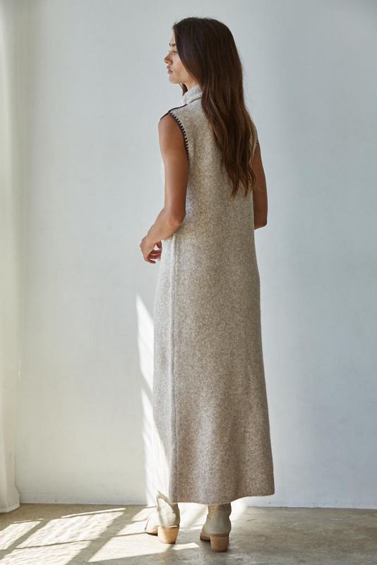 Solano Turtleneck Sweater Maxi